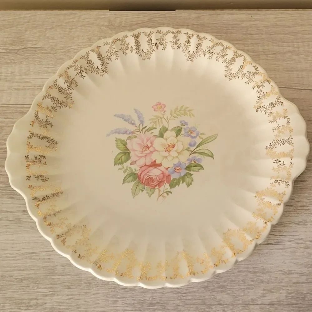Limoges 22k gold rimmed serving plate